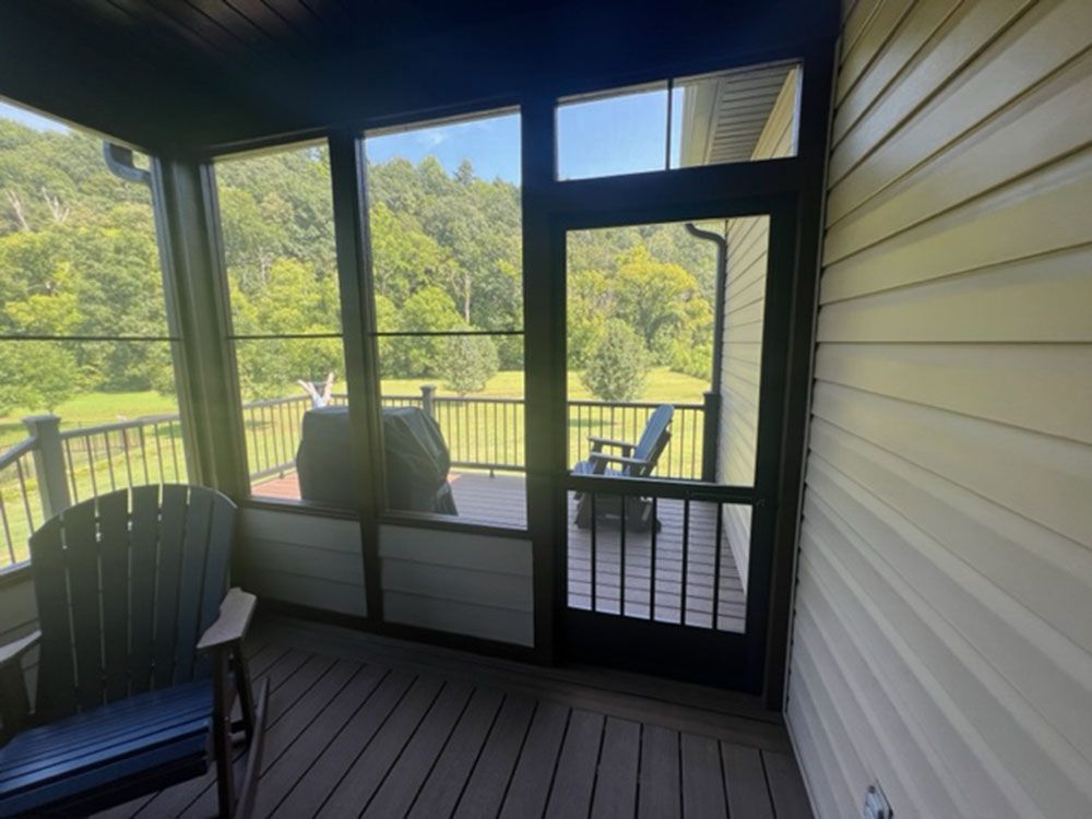 professional enclosed deck project and sunroom