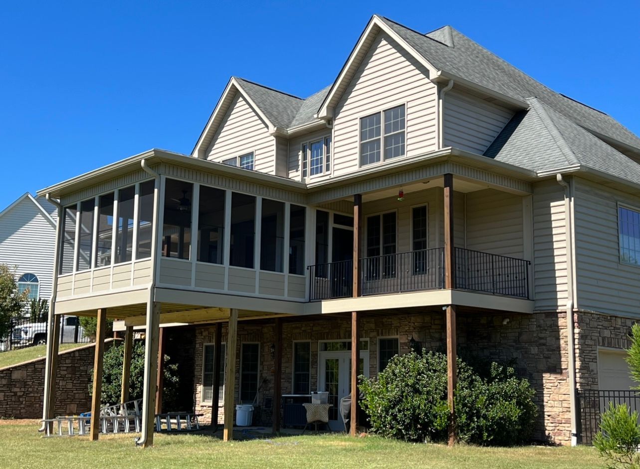 second level sun room exterior