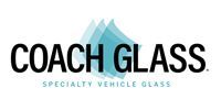 Logo for Coach Glass featuring the bold black text 