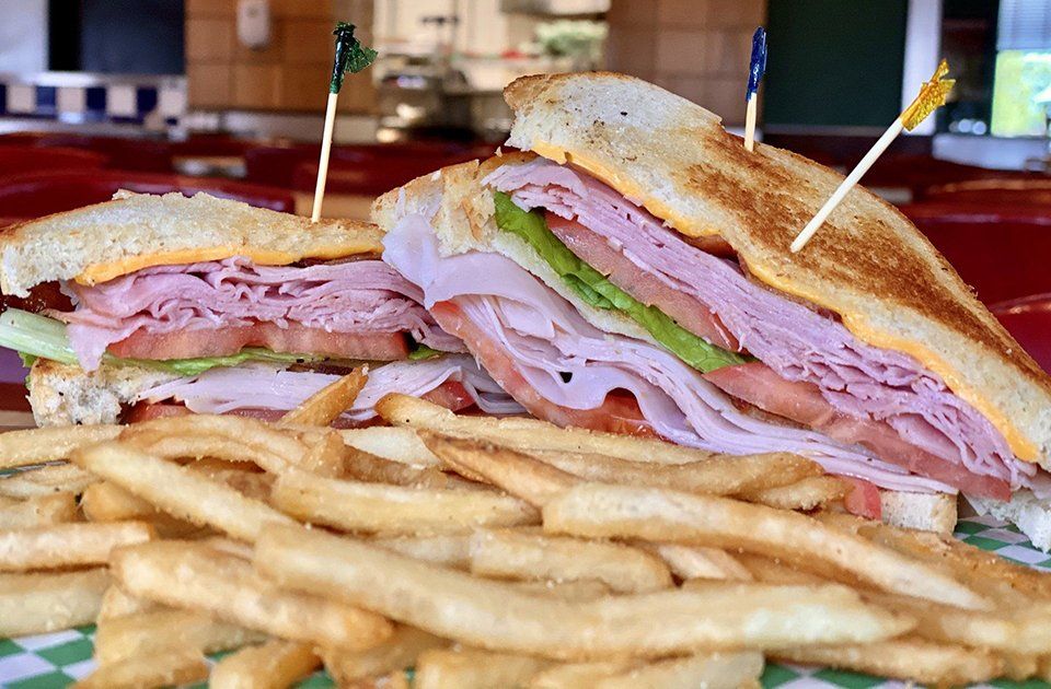 Sandwiches and fries