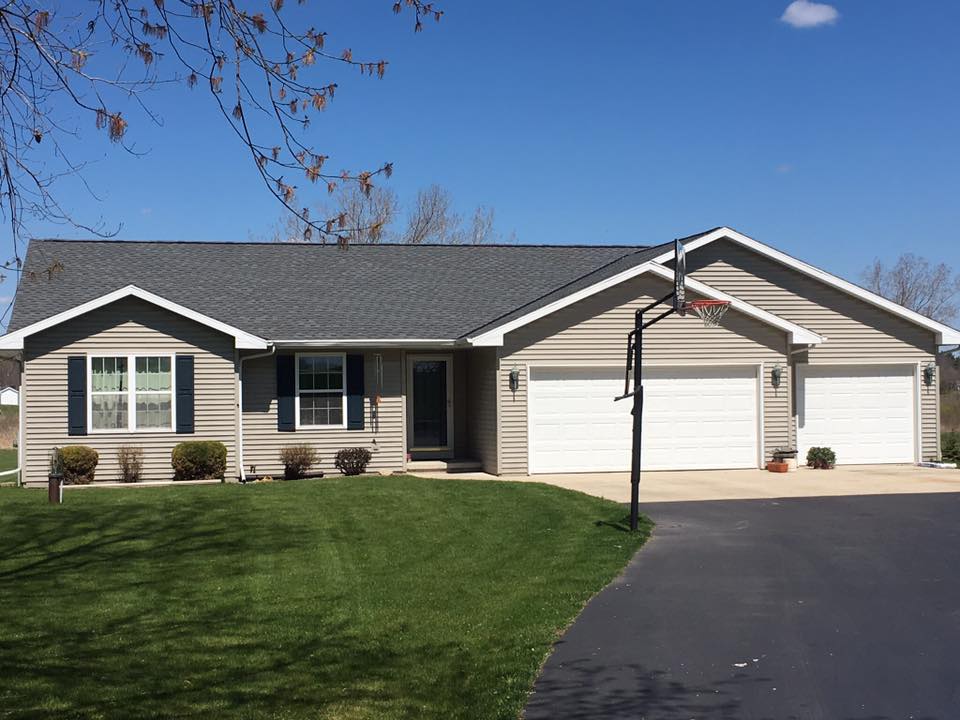 House and beautiful roof