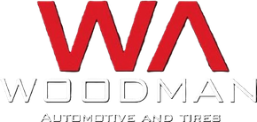 Woodman Automotive & Tires Logo