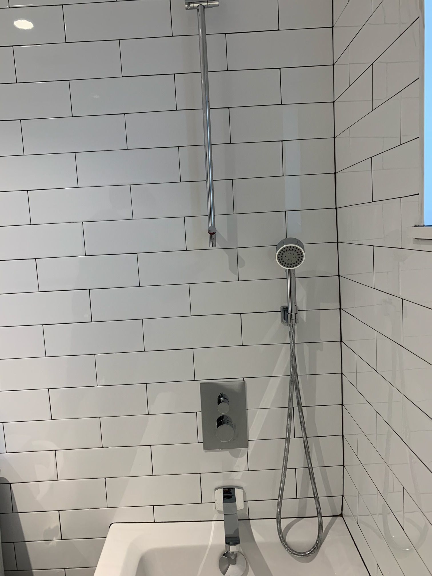 Nice-looking shower area