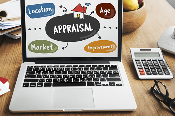 Appraisal on laptop