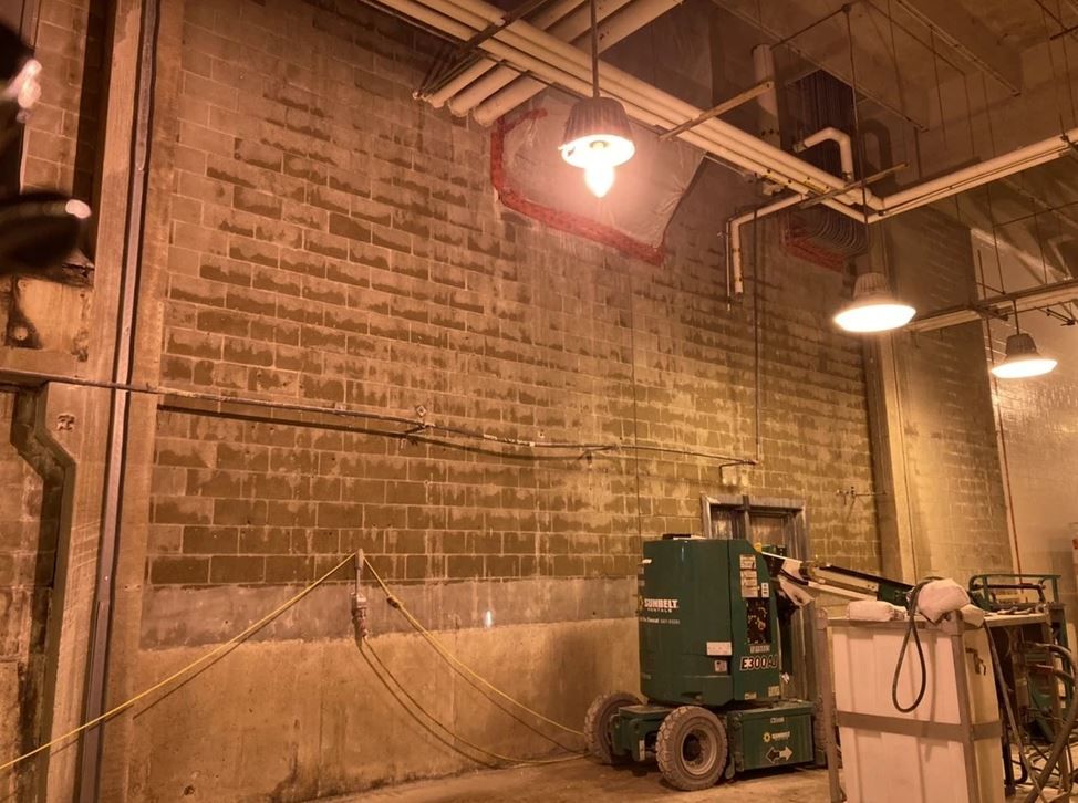 Fire protection coating installation