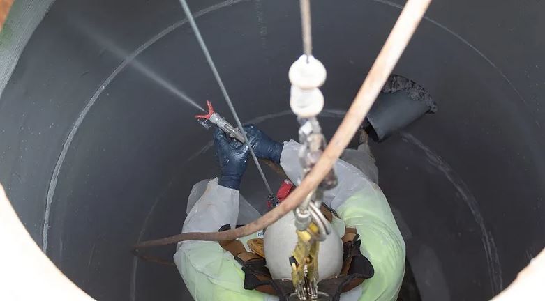 Water and wastewater coating installations