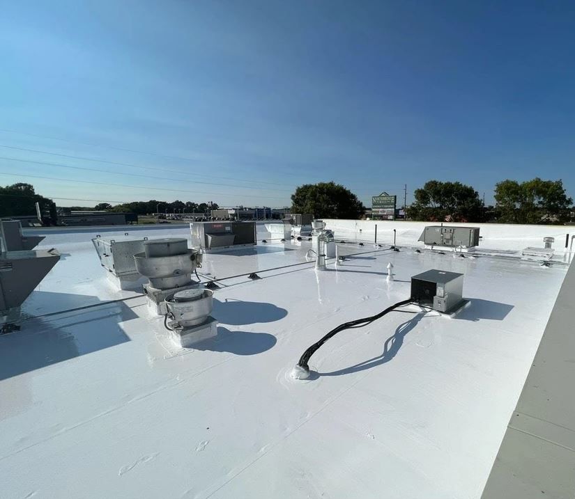 Single-ply roofing system installation