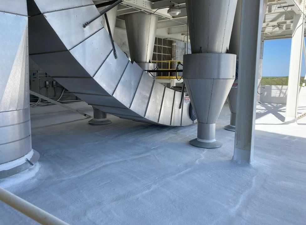 Spray foam roofing insulation