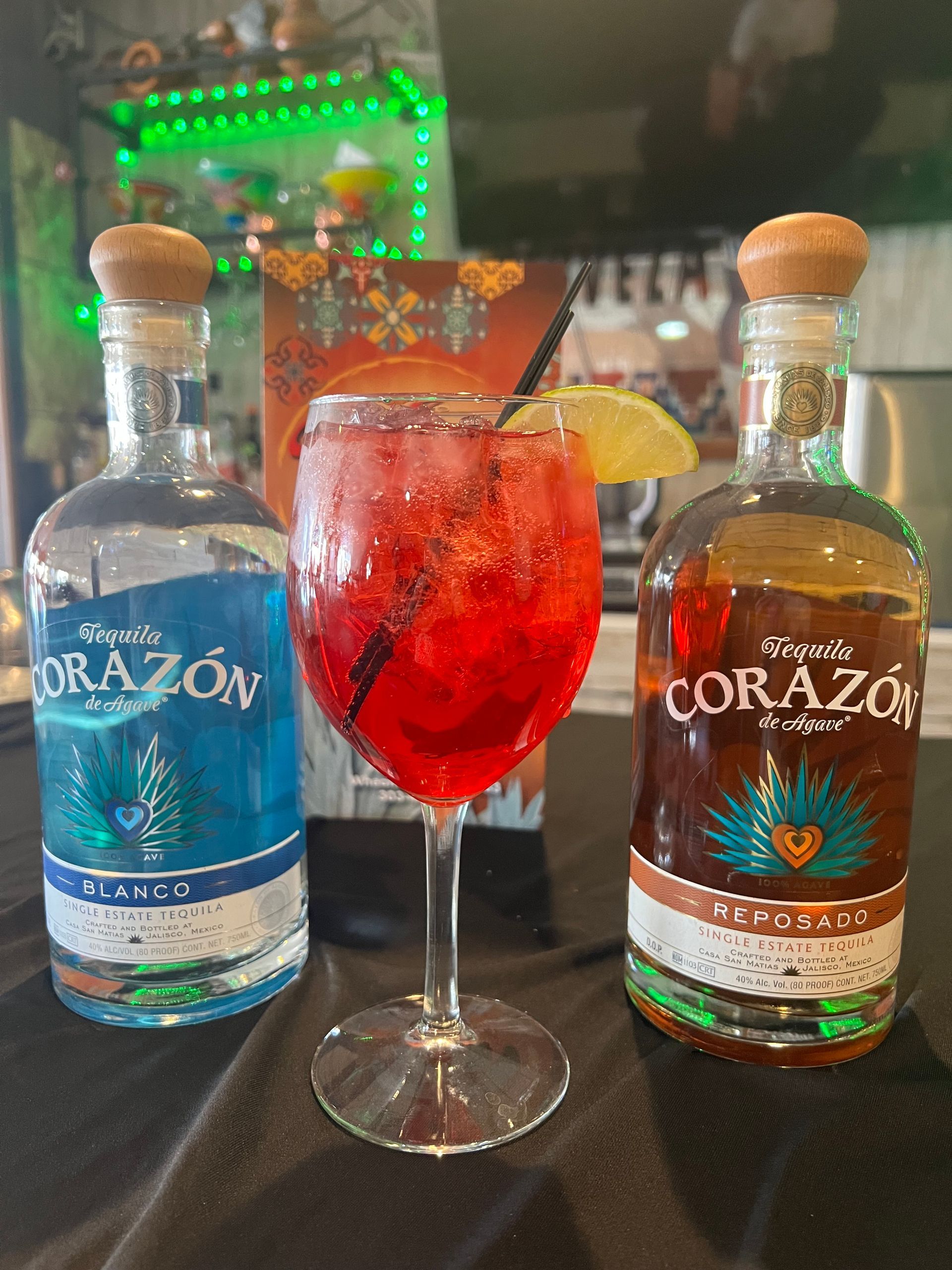 Full glass of a margarita