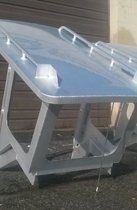 Metal boat hood