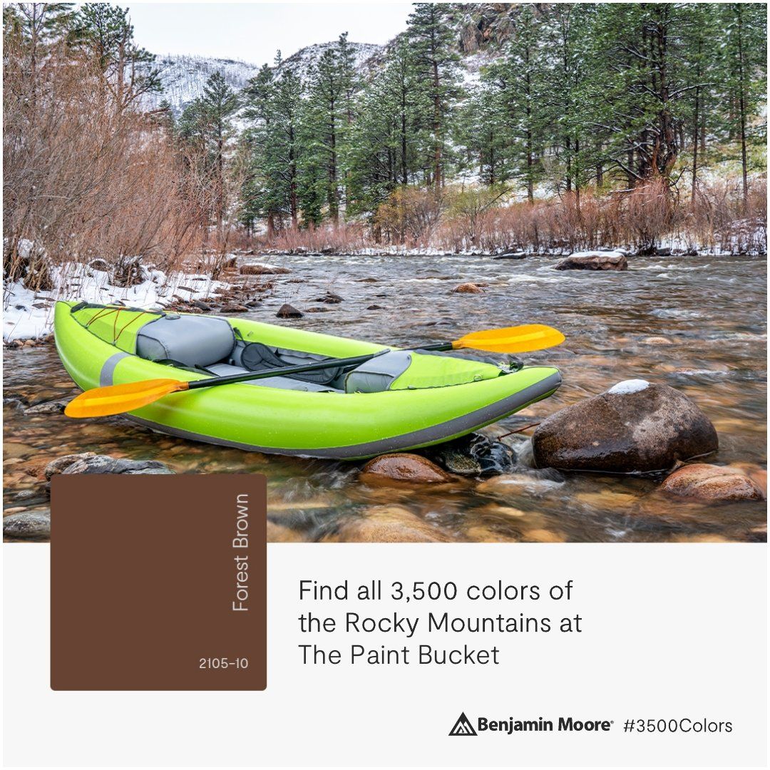 3,500 colors of the Rocky Mountains at The Paint Bucket Forest Brown # 2105-10