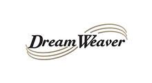 DreamWeaver logo in black italic text with gold swooshes on a white background