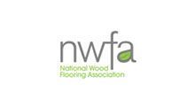 NWFA logo with gray and green text on a white background