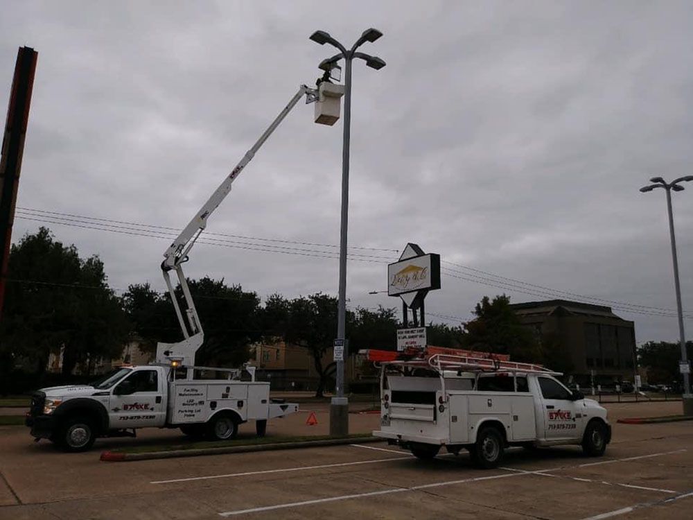 Strike Electrical Services utility trucks