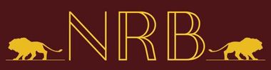 Gold NRB logo with panthers on a maroon background