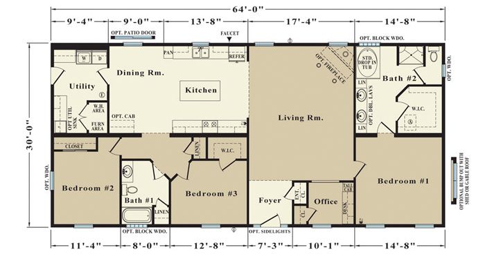 A black and white floor plan of a house