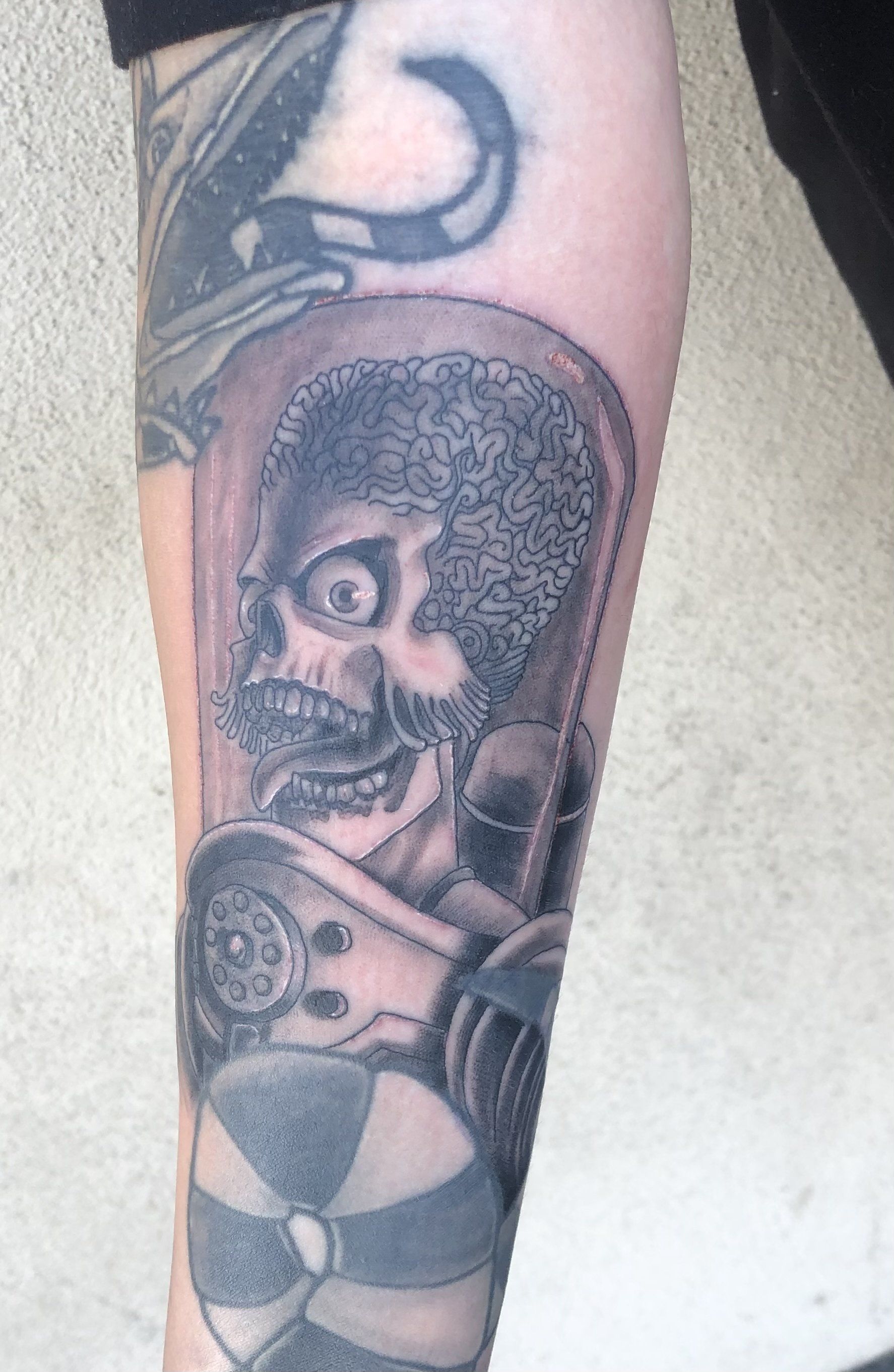 tattoo skull face