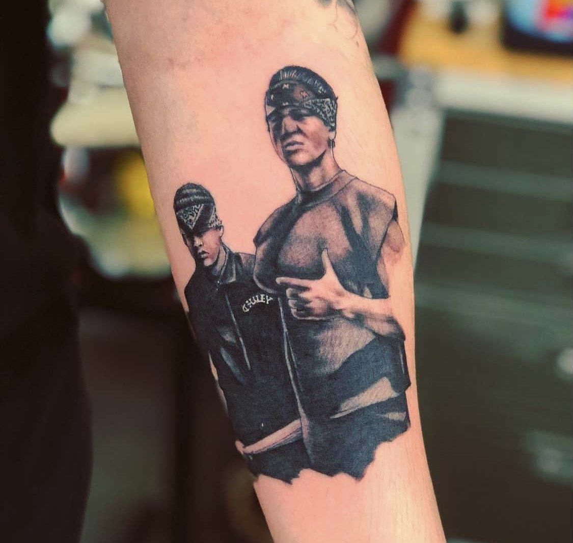 Tattoo two gangsters