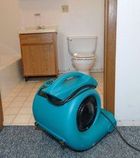 water removal on bathroom