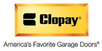 A logo for clopay , america 's favorite garage doors.