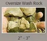 Oversize wash rock, 2