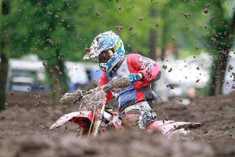 Man riding Dirt bike