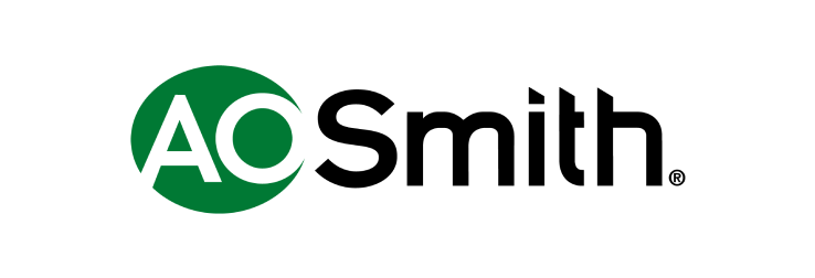 A.O. Smith logo in green and black on a white background
