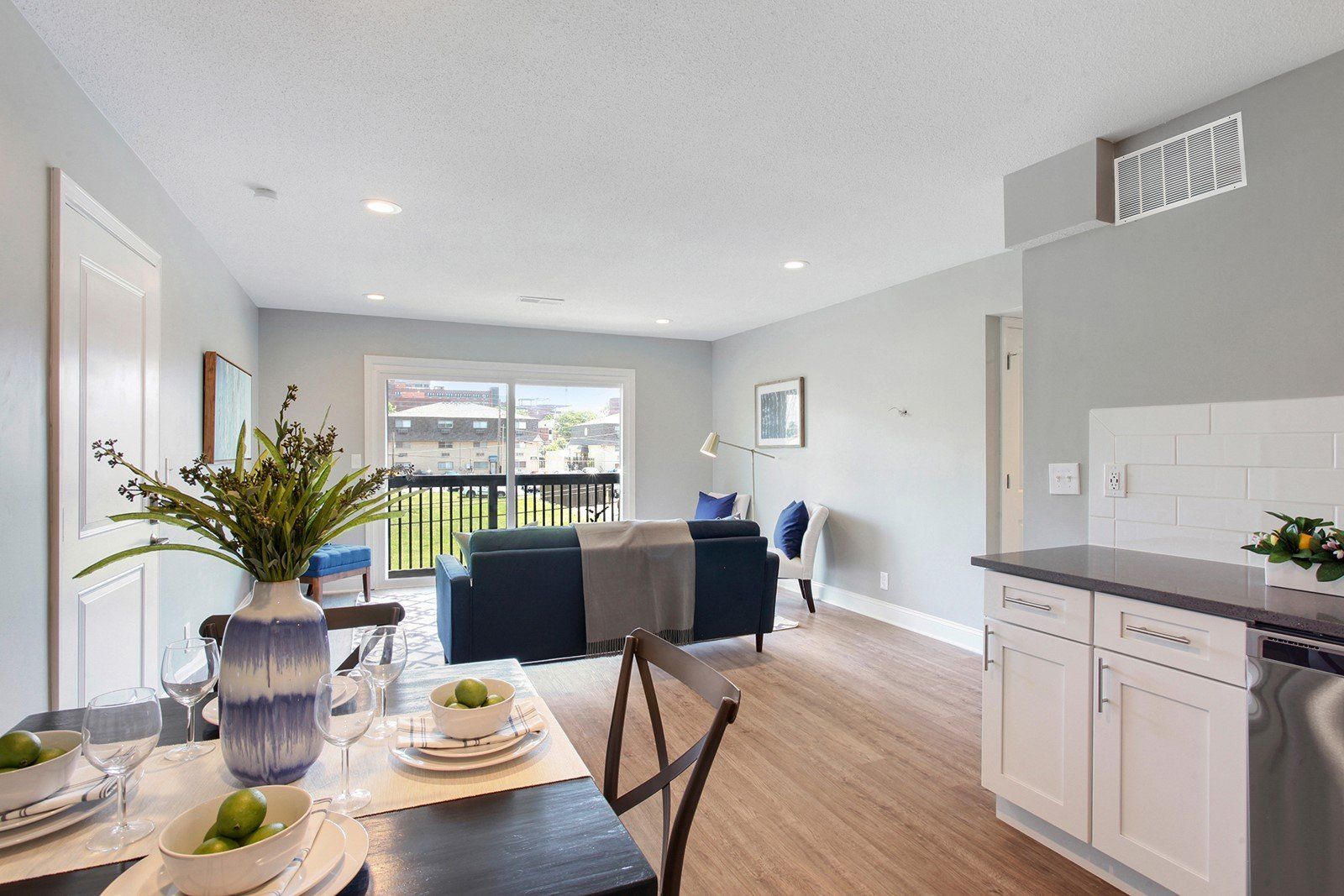 Renovated kitchen area