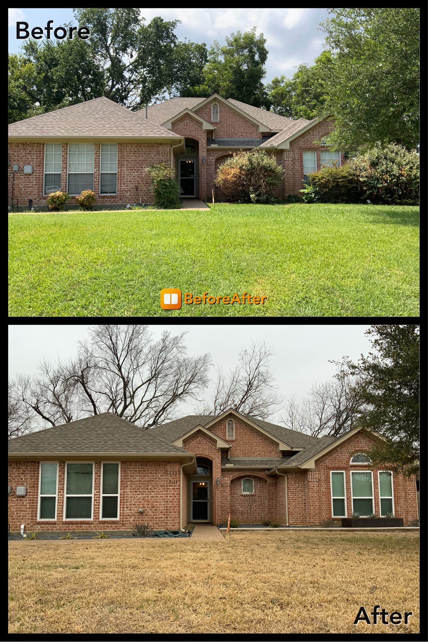 House Before & After