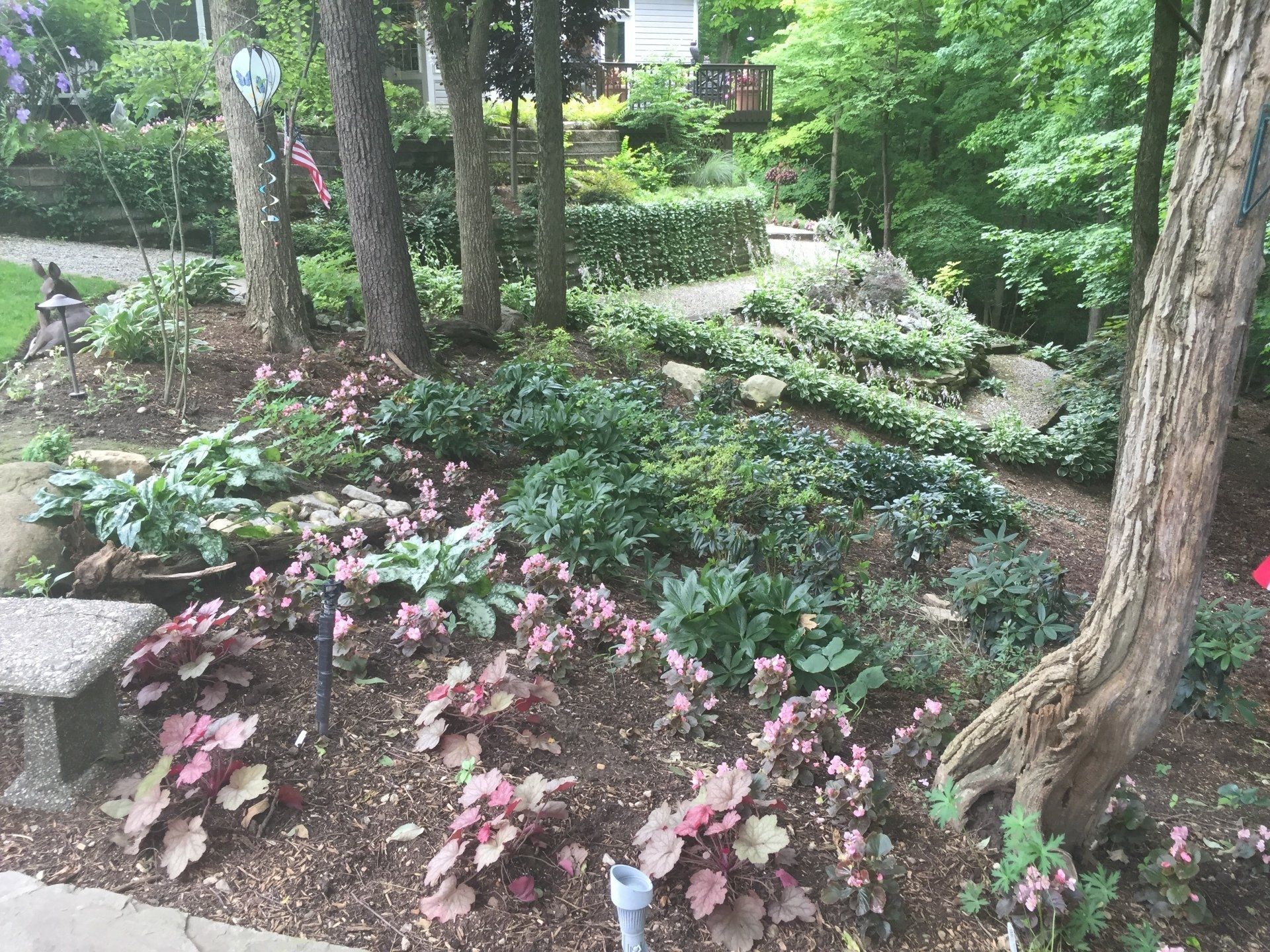 Residential landscaping work