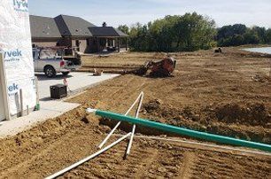 Residential drainage work