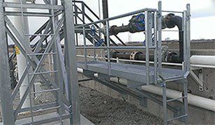 Steel works