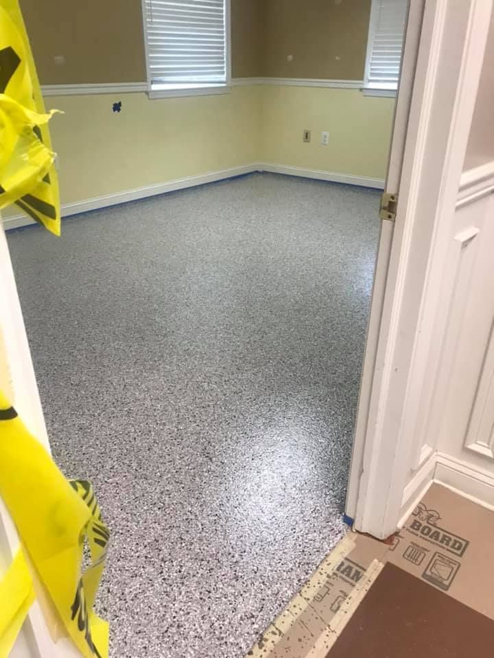 Garage epoxy flooring