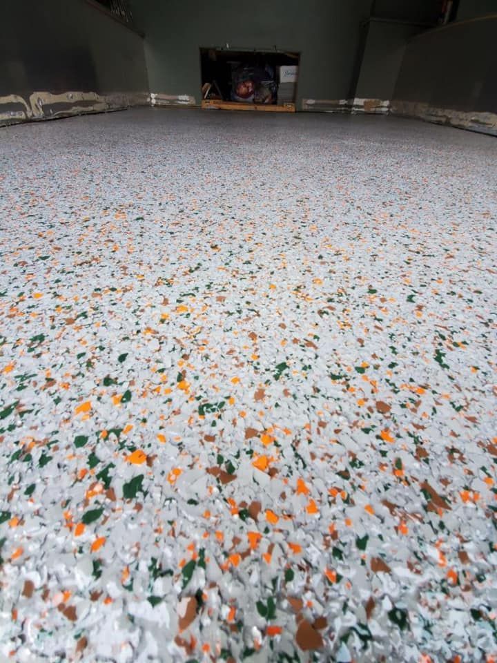 Garage epoxy flooring