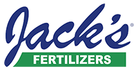 Jack's Fertilizers logo: Blue script
