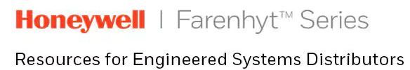 Honeywell Farenhyt Series logo with “Resources for Engineered Systems Distributors” text