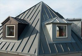 Metal standing roof
