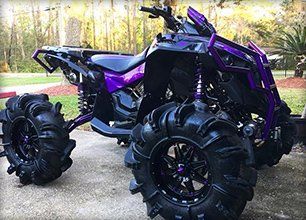 Custom paint atv