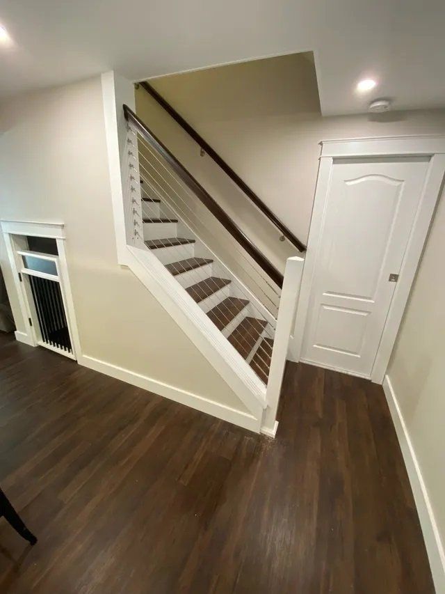 Beautiful flooring with stairs