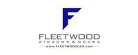 Fleetwood Windows & Doors logo with a blue 