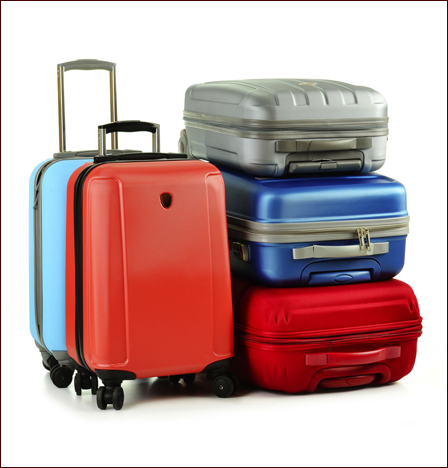 Different types of luggage's