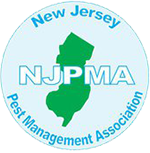 The logo for the new jersey pest management association.