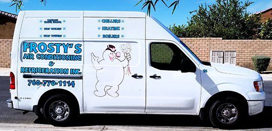 Frosty's Air Conditioning & Refrigeration Inc service vehicle