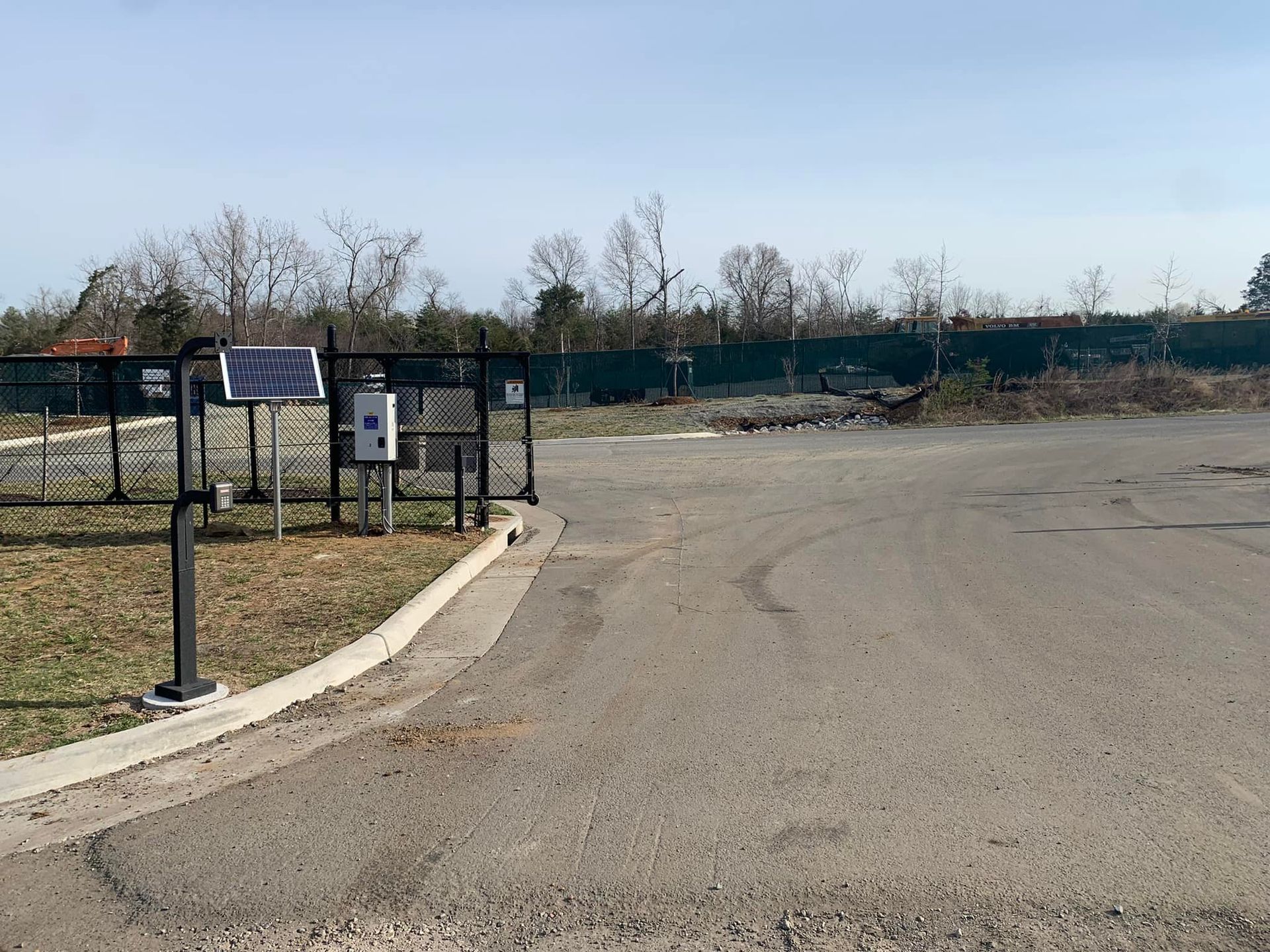 open commercial security gate