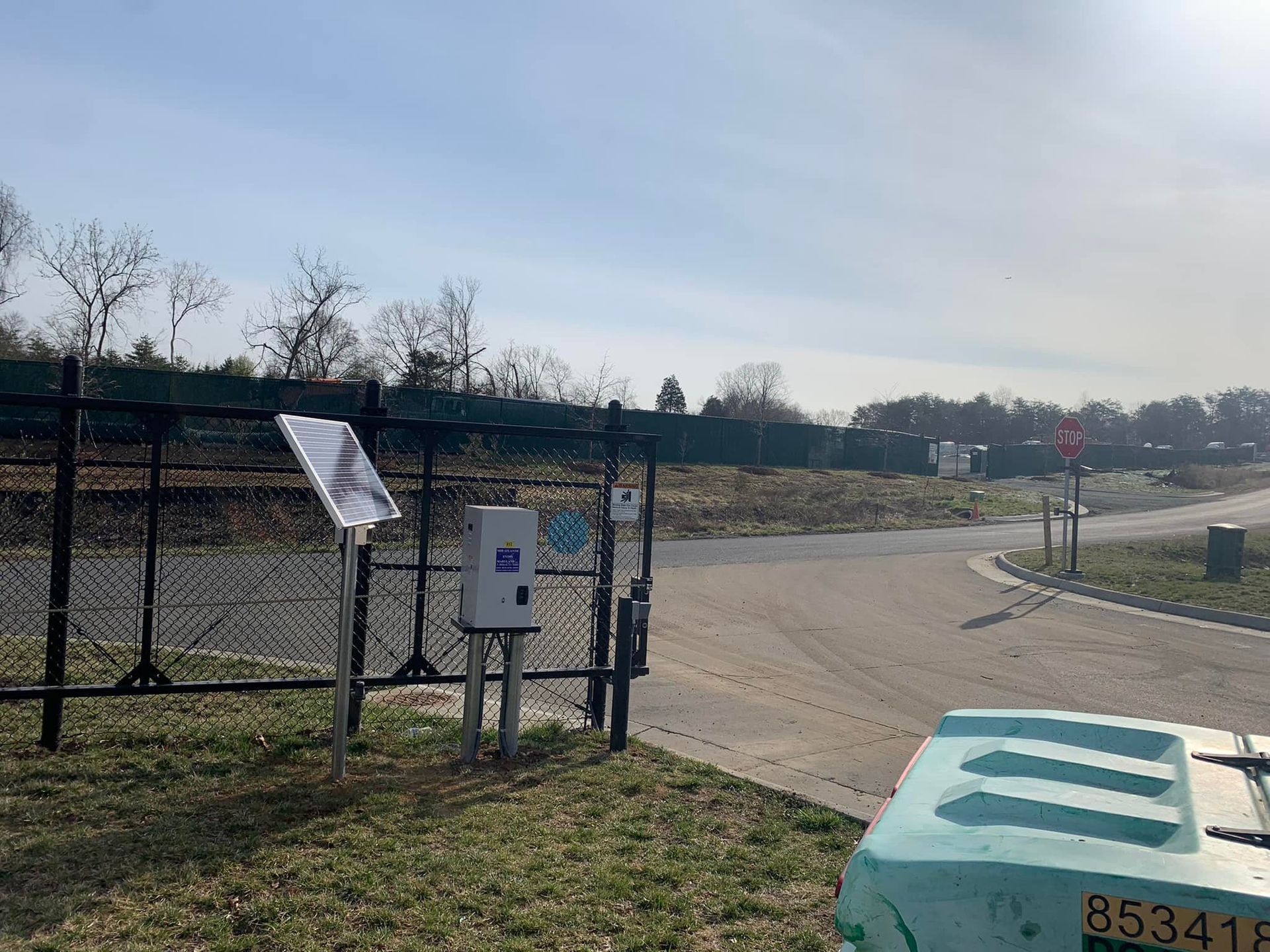 open commercial security gate