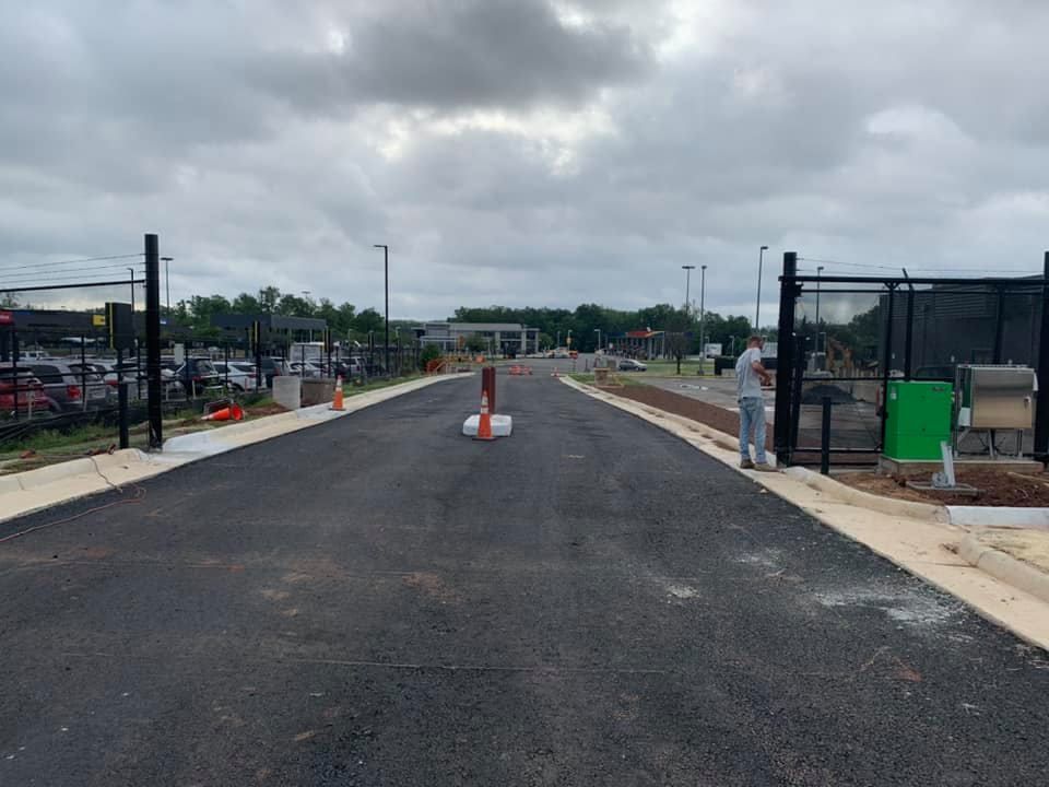 open commercial security gate