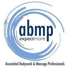 Abmp expectmore is a bodywork and massage professionals logo.