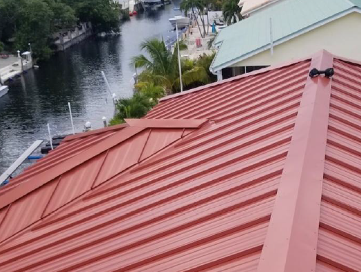 Metal roof