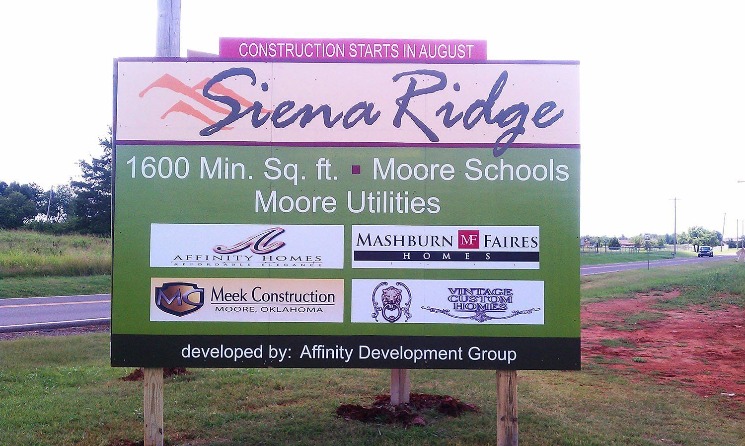 development sign