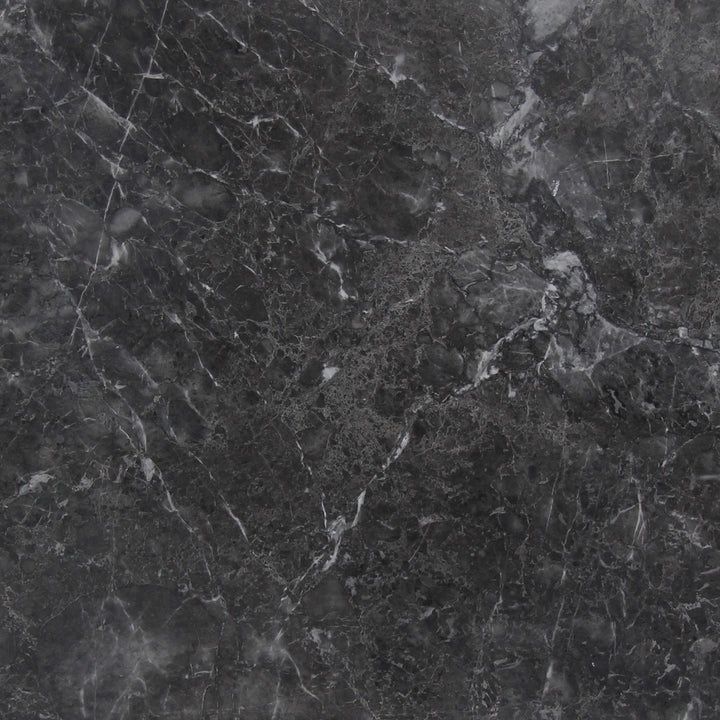 Gray marble surface with subtle white veining and a polished stone texture